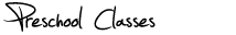 Preschool Music Classes